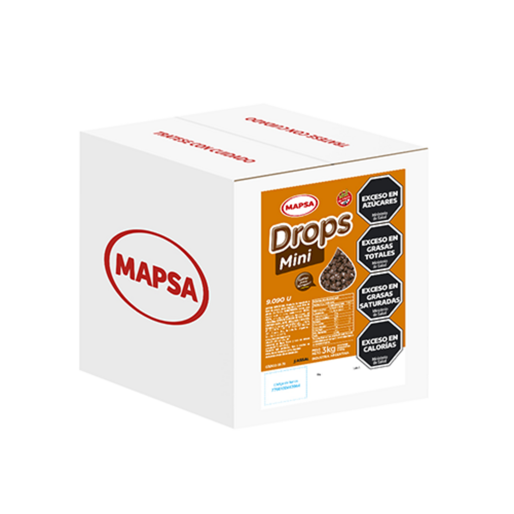 MAPSA DROPS S/AMGA GOTA MINI 9000 Un/kg (58-70) x 3 (KG) MAPSA