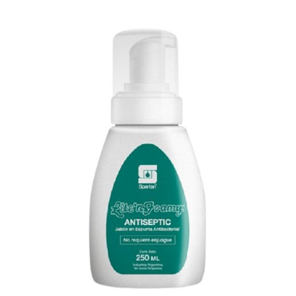 LITE"N FOAMY ANTISEPTIC (jabon para manos antibacterial)