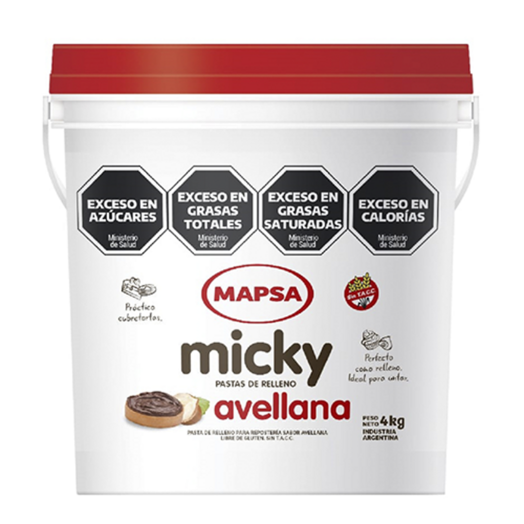 PASTA UNTABLE AVELLANA (59-26) x 4Kg MICKY