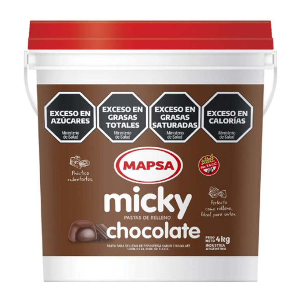 PASTA UNTABLE CHOCOLATE (59-22) x 4Kg MICKY