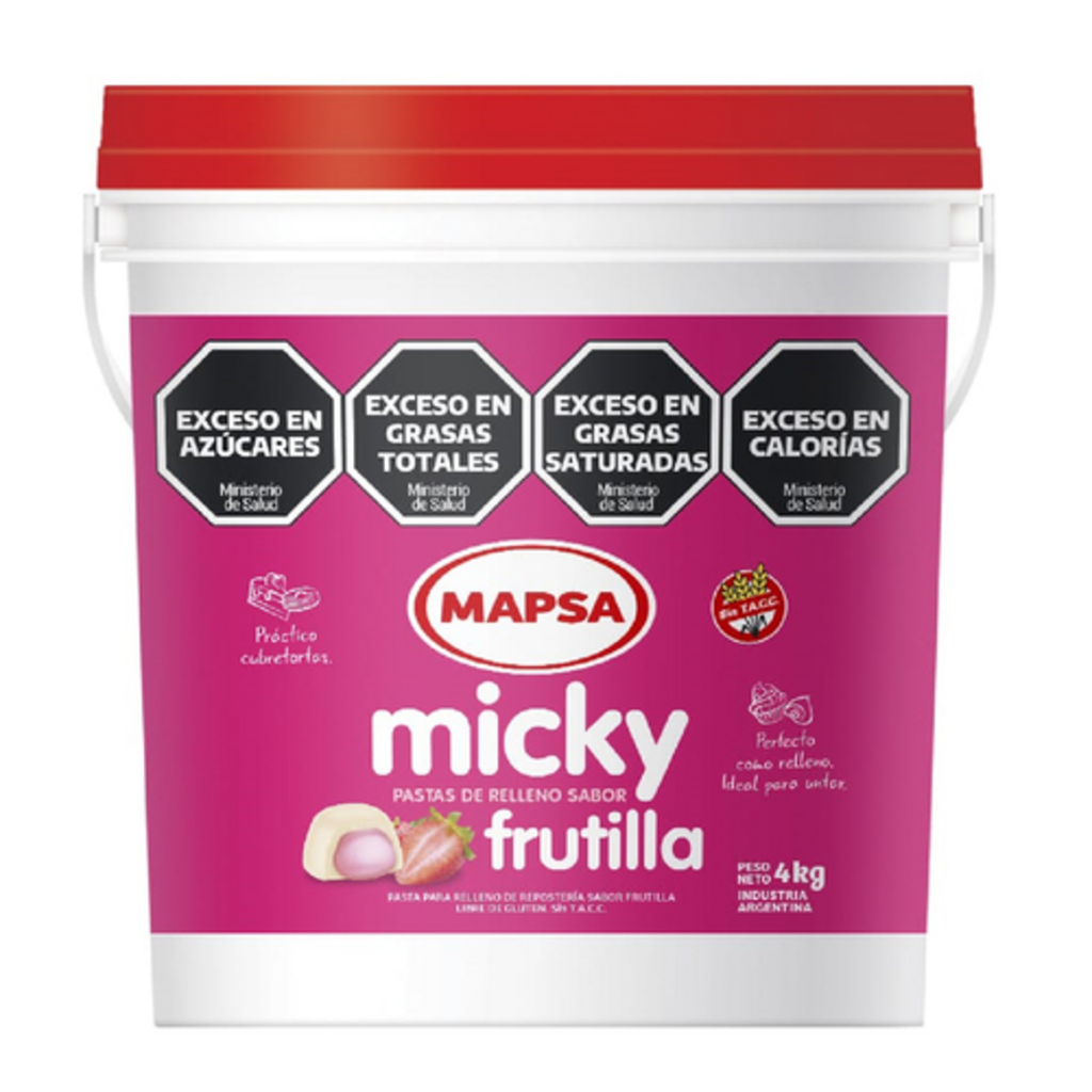 PASTA UNTABLE FRUTILLA (59-24) x 4Kg MICKY