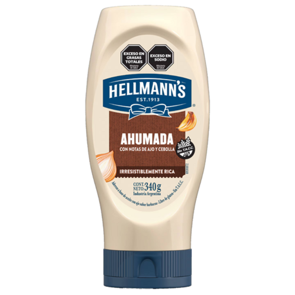 ADEREZO AJO Y CEBOLLA AHUMADA HELLMANN´S 340GR
