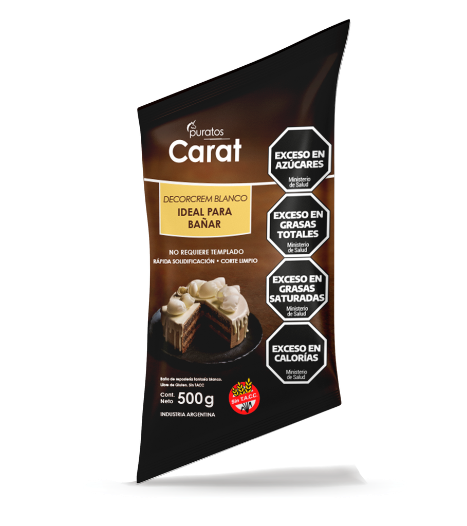 BAÑO CREMOSO CARAT DECORCREM BLANCO MANGA 0.5Kg