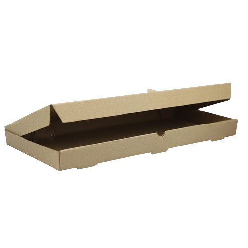 CAJA PIZZA MICROCORRUGADA MARRON MM PARRILLERA 25x55