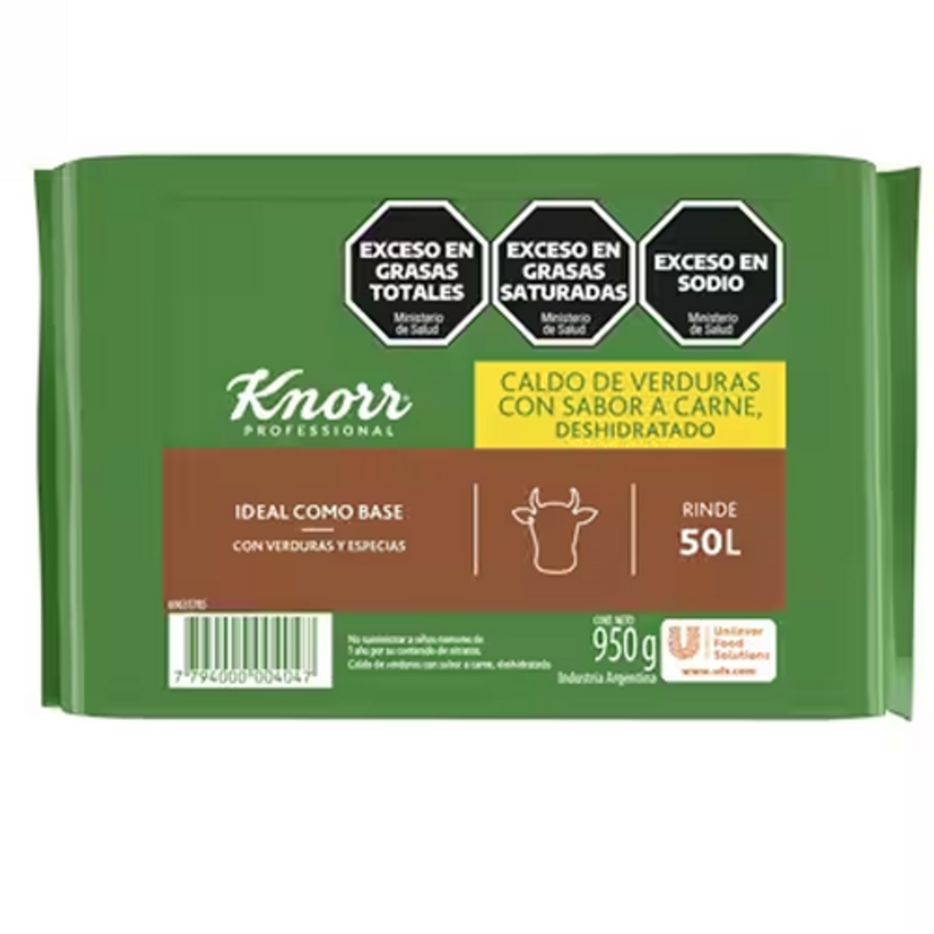 CALDO EN CUBO CARNE 2 X 475GR KNORR