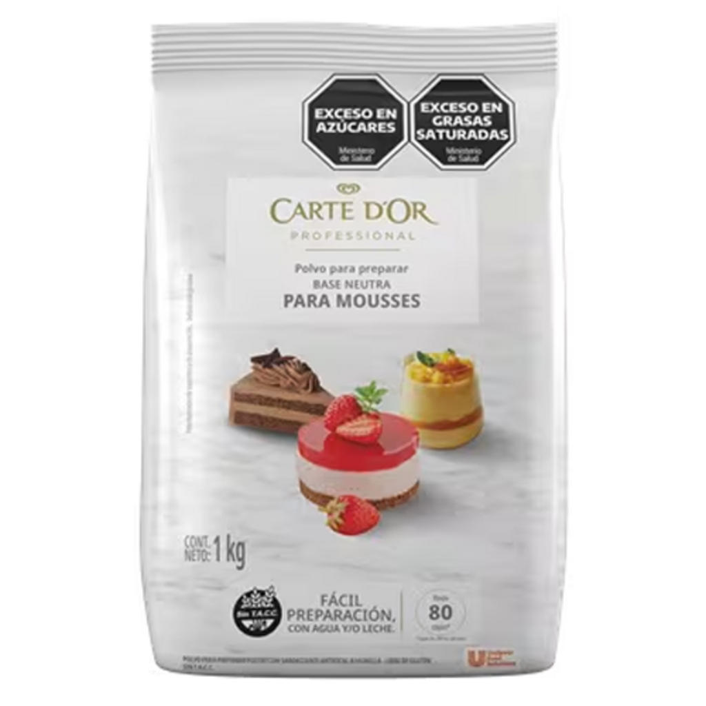CARTE DOR BASE NEUTRA PARA MOUSSES  1Kg