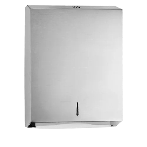 DISPENSER TOALLA INTERCALADA ACERO INOX. ESMERILADO