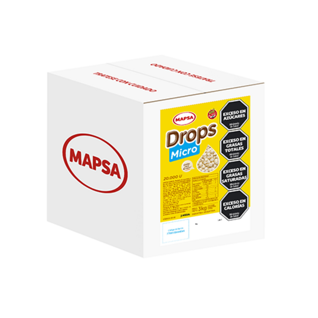 MAPSA DROPS BLANCA GOTA MICRO 20000 Un/Kg (58-65) x 3 (KG) MAPSA