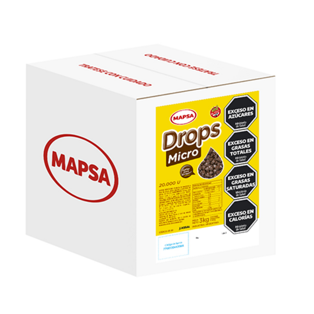 MAPSA DROPS S/AMGA GOTA MICRO 20000 Un/Kg (58-60) x 3 (KG)  MAPSA