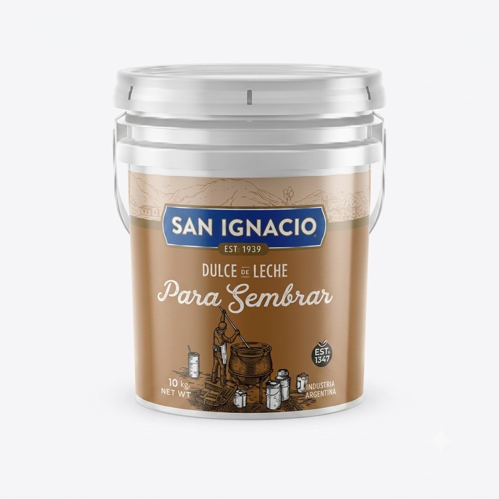 DULCE DE LECHE HELADERO P/SEMBRAR BALDE x 10Kg SAN IGNACIO