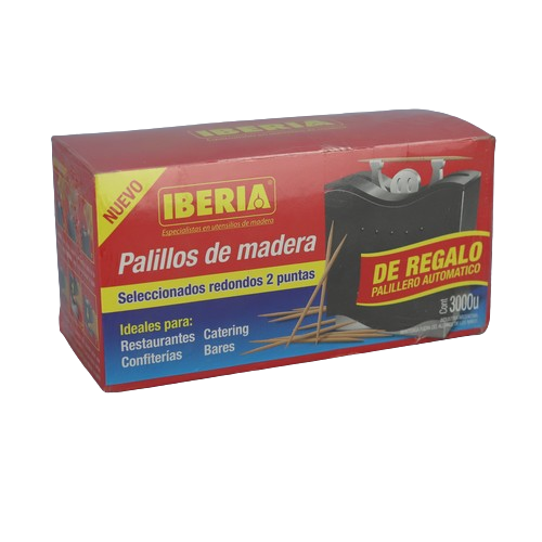 ESCARBADIENTE DE MADERA A GRANEL + PARRILERO DE REGALO x 3000 