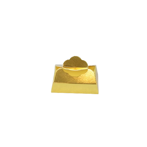 ESTUCHE TORTA DORADO (7x4)