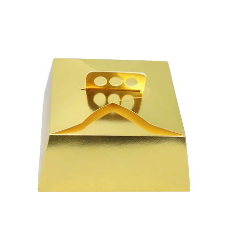 ESTUCHE TORTA LAMINADO ORO (24x24)