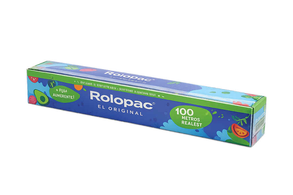 FILM PVC C/CUTTER BOX 38CM x 100Mts ROLOPAC 