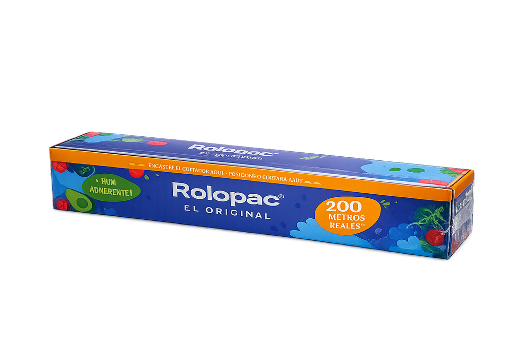 FILM PVC C/CUTTER BOX 38CM x 200Mts ROLOPAC 