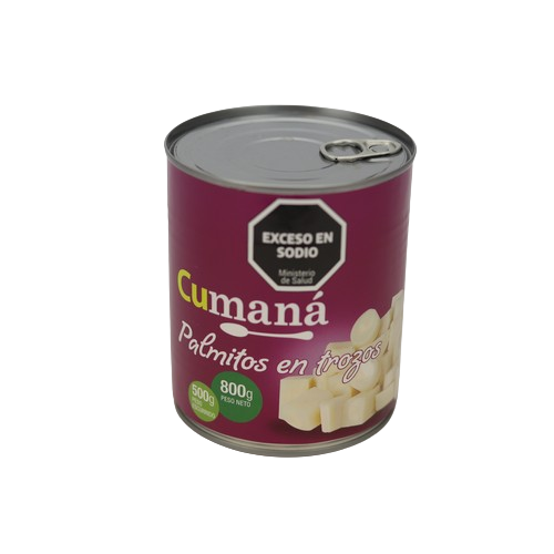 PALMITOS EN TROZOS 800GR