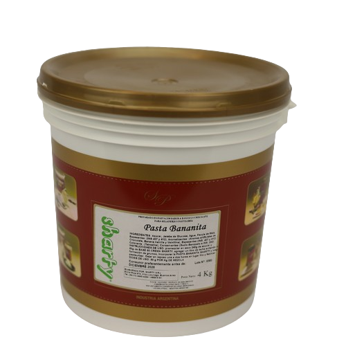 PASTA SABOR BANANITA x 4Kg SHARTY