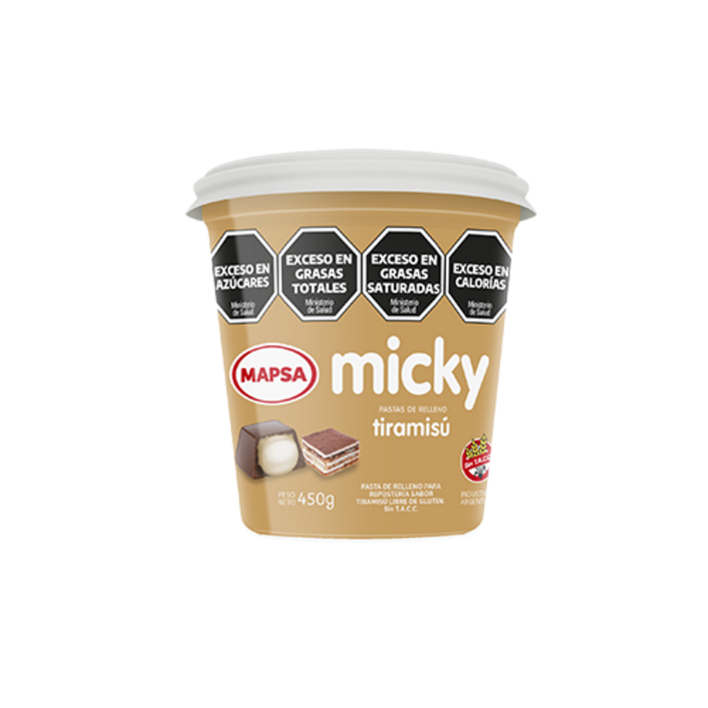 PASTA UNTABLE TIRAMISU (59-13N) x 450Gr MICKY