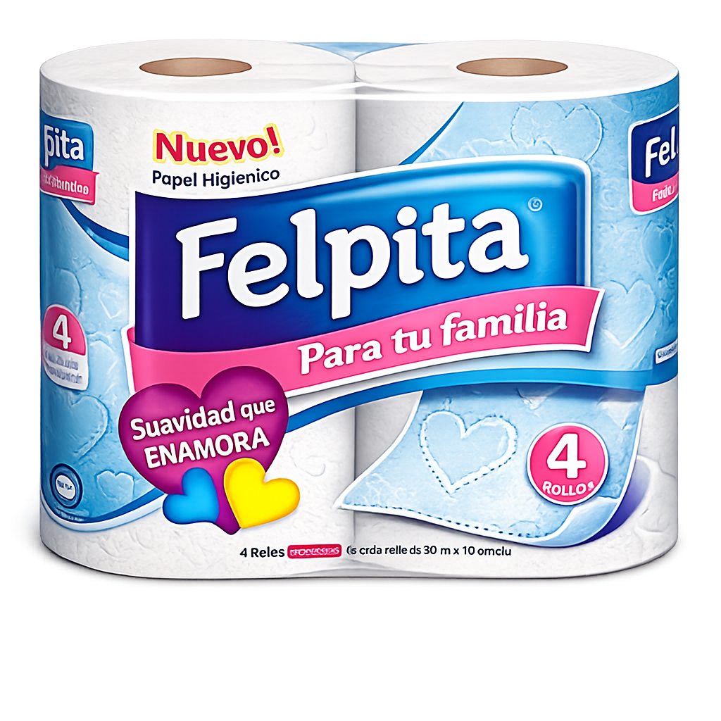 PH BLANCO SIMPLE HOJA x 30Mts BOLSON (12X4) 48UN FELPITA