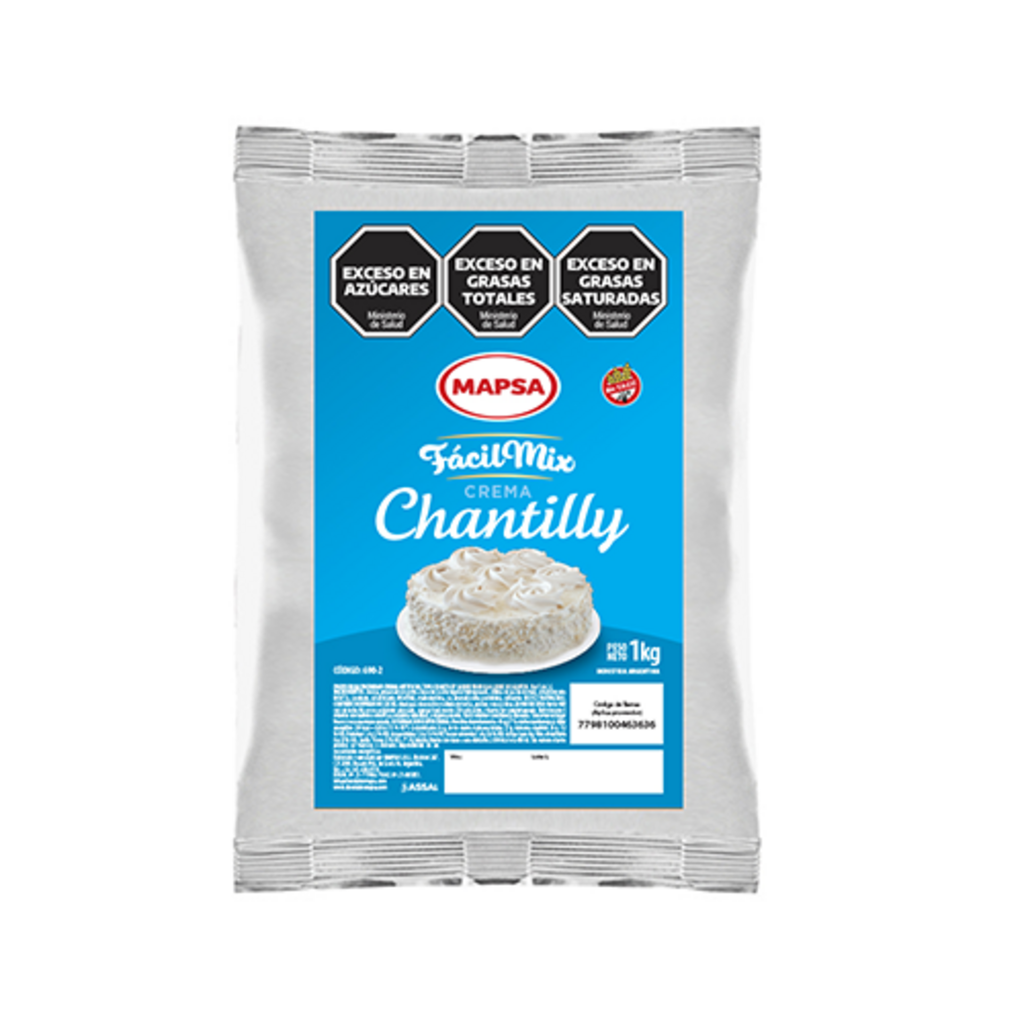 POLVO CREMA CHANTILLY DECORACION (690-2) Bolsa x 500(GR) MAPSA