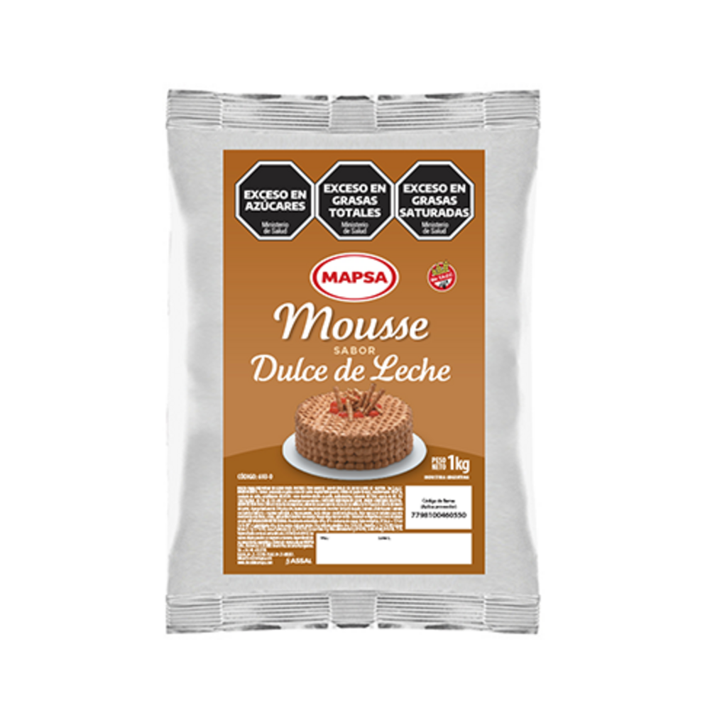 POLVO P/MOUSSE DULCE DE LECHE (6930) Bolsa x 500 (GR)  MAPSA