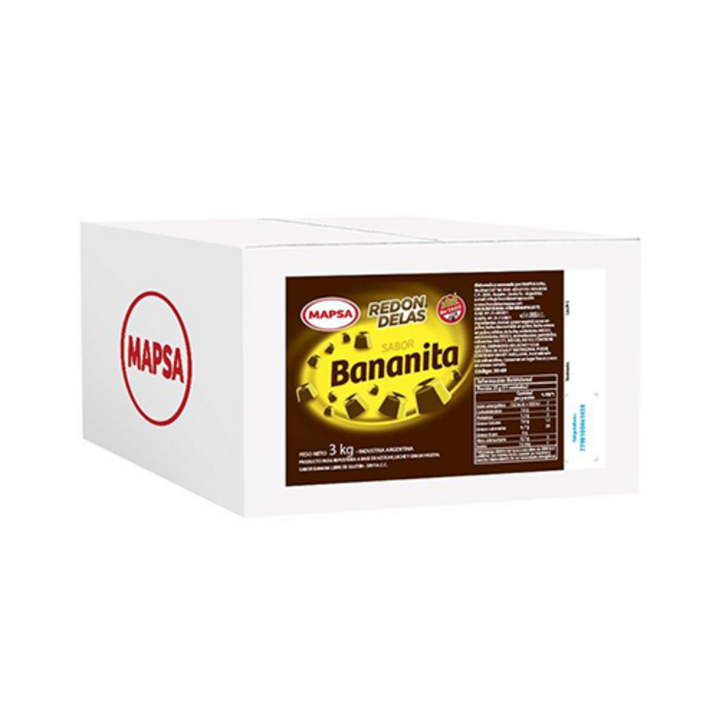 REDONDELAS BOMBON BANANITA (30-69) x 3 (KG) MAPSA