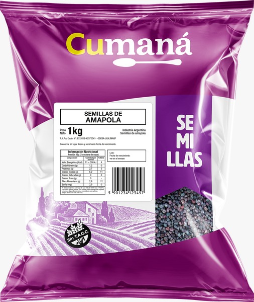 SEMILLA DE AMAPOLA TURQUIA S/TACC 1Kg