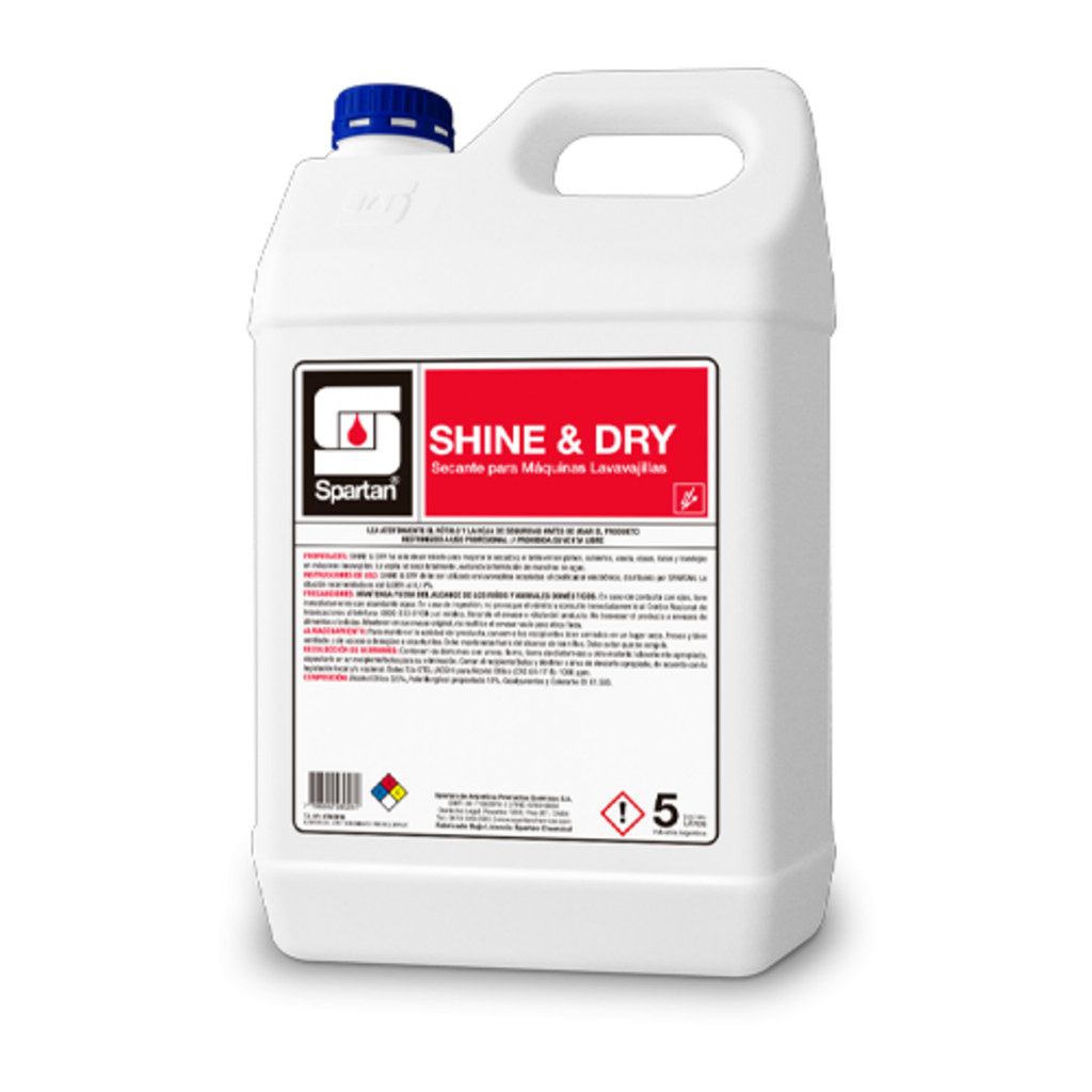 SHINE & DRY (Abrillantador p/ lavavajillas) 5LT