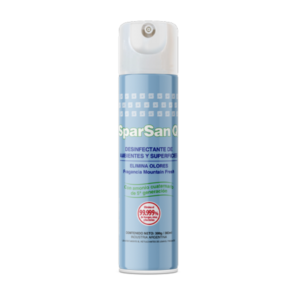 SPARSAN Q (desinfectante de ambientes y superficies) AEROSOL 360GR