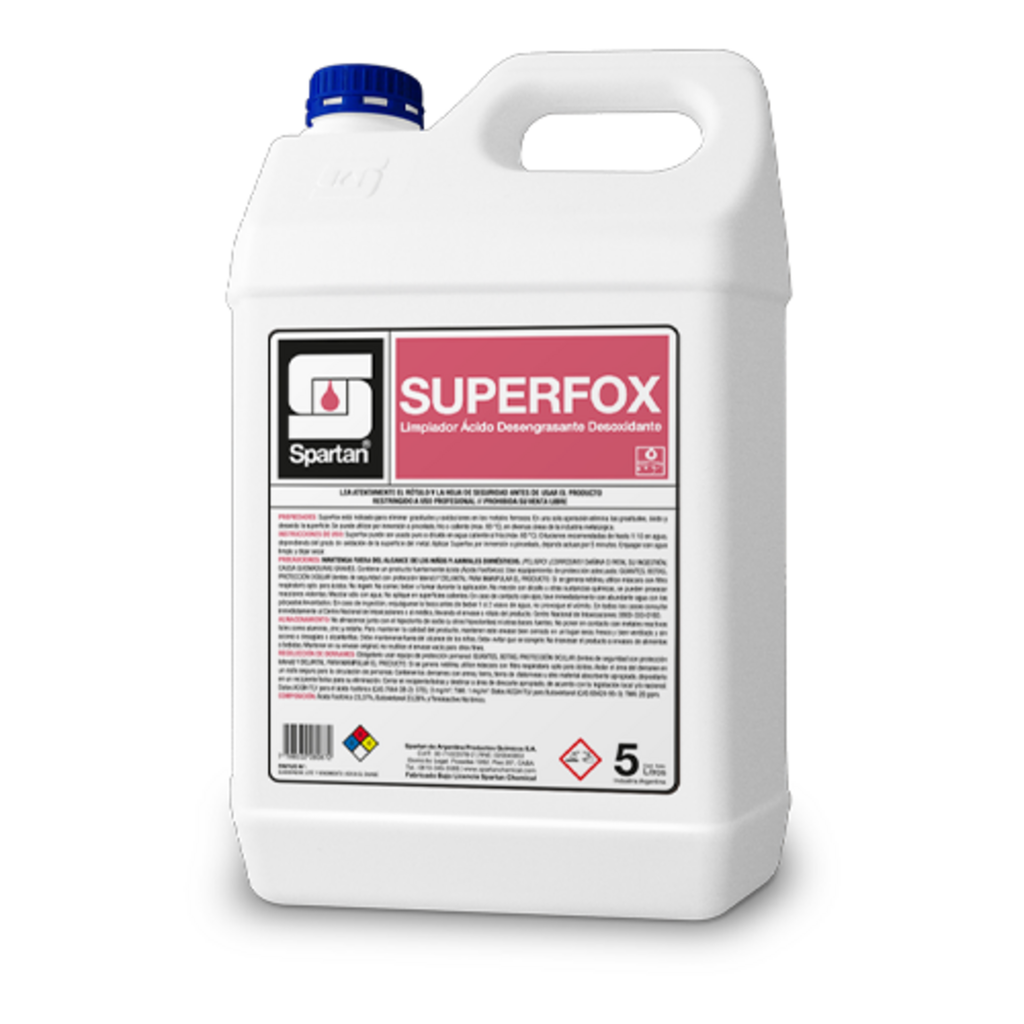 SUPERFOX (limpiador de metales corroidos) 5LT