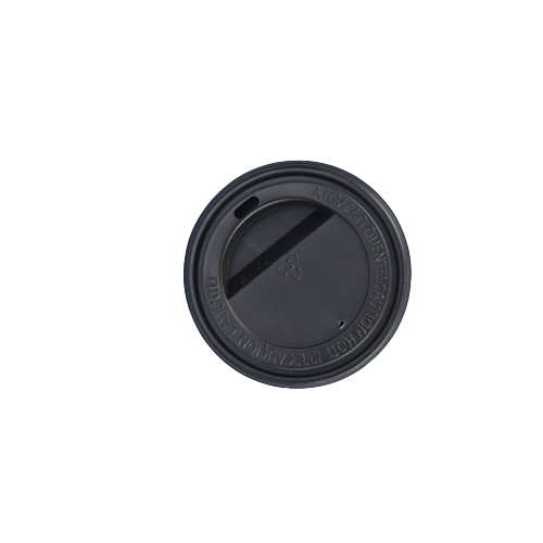 TAPA PLASTICA DOMO 6Oz/8Oz NEGRA (vaso 180/240cc)