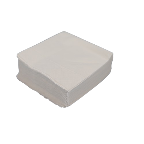 SERVILLETA 24x24 BOUQUET BLANCA DOBLE HOJA