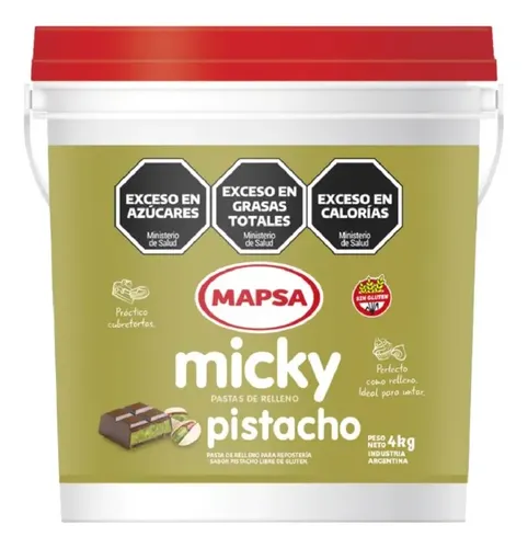 PASTA UNTABLE PISTACHO (59-23) x 4Kg MICKY
