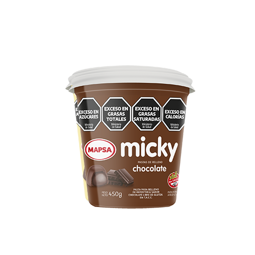 PASTA UNTABLE CHOCOLATE (59-10N) x 450Gr MICKY