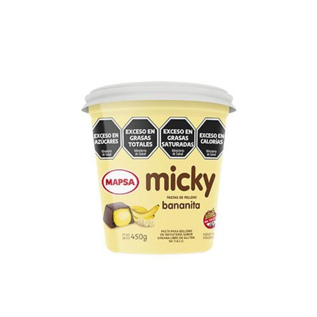 PASTA UNTABLE BANANITA (59-07N) x 450Gr MICKY