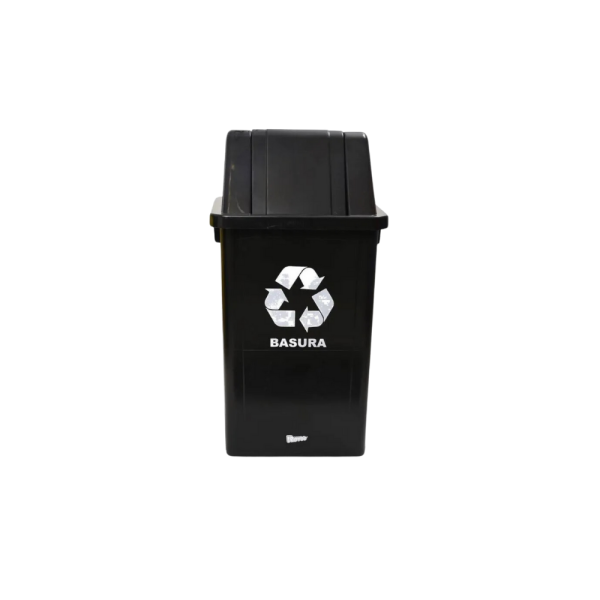 CESTO PUSH C/TAPA VAIVEN 60L.