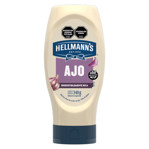 [12462] ADEREZO AJO HELLMANN´S 340GR