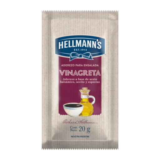 [599] ADEREZO VINAGRETTA HELLMANN´S X 90 20 GR