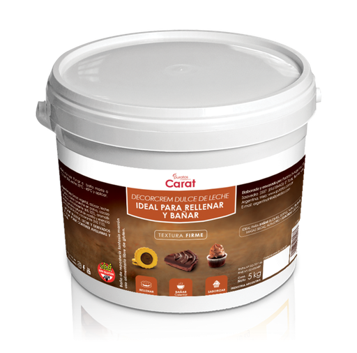 [11043] BAÑO CREMOSO CARAT DECORCREM DULCE DE LECHE 5Kg