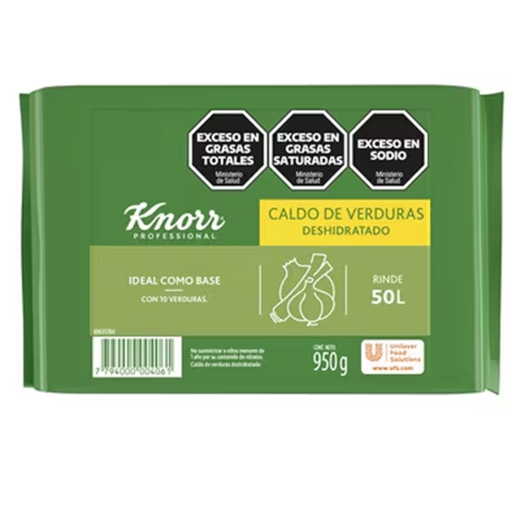 [831] CALDO EN CUBO VERDURA 2 X 475GR KNORR