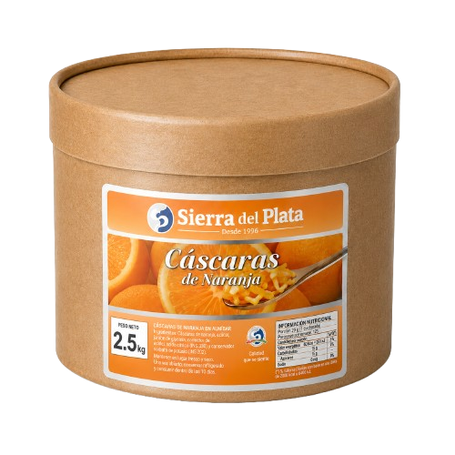 [820] CASCARA DE NARANJA AZUCARADA POTE 2.5Kg