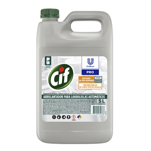 [12390] CIF ABRILLANTADOR P/LAVAVAJILLAS AUTOMATICO 5LT