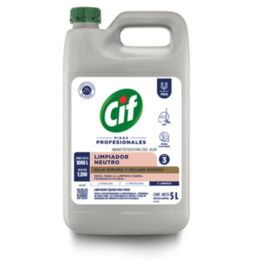 [10196] CIF LIMPIADOR NEUTRO P/PISOS 5LT