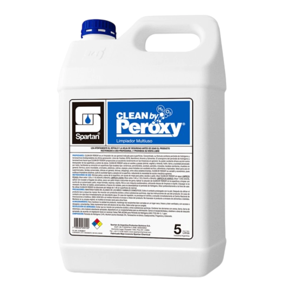 [10991] CLEAN BY PEROXY(limpiador multiuso) 5LT SPARTAN
