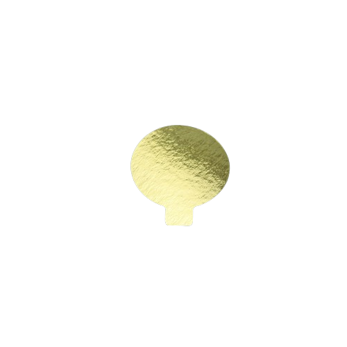 [11584] DISCO ORO CON PESTAÑA 8cm