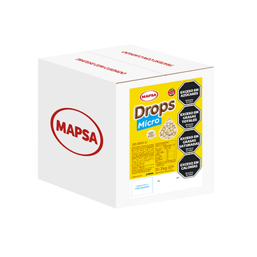[1187] MAPSA DROPS BLANCA GOTA MICRO 20000 Un/Kg (58-65) x 3 (KG) MAPSA