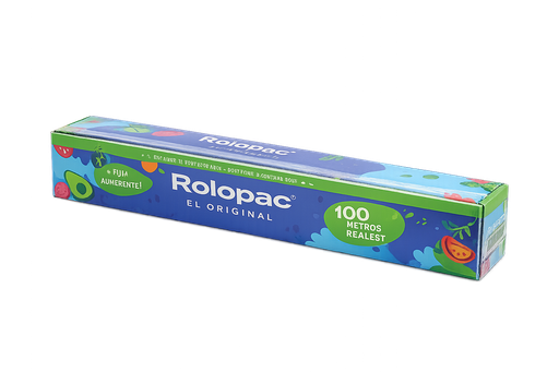 [900] FILM PVC C/CUTTER BOX 38CM x 100Mts ROLOPAC 