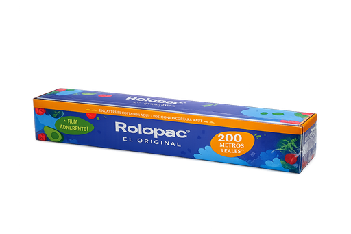[916] FILM PVC C/CUTTER BOX 38CM x 200Mts ROLOPAC 