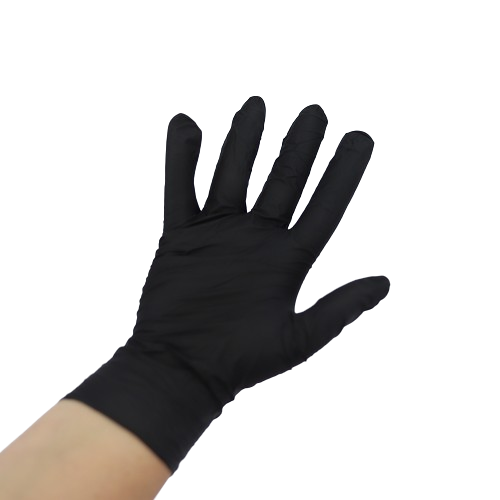 GUANTES NITRILO NEGRO