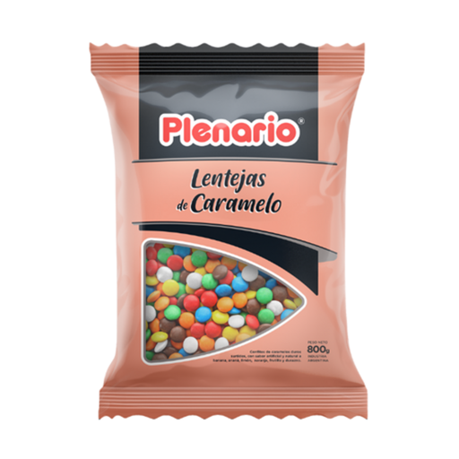[2542] LENTEJA DE CARAMELO CONFITES x 800GR